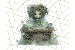 Creepy Dolls Clipart PNG Haunted Toy Characters Product Image 4