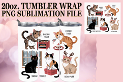 PRESENT OF SERENITY 20oz TUMBLER WRAP, Funny Cat Product Image 1