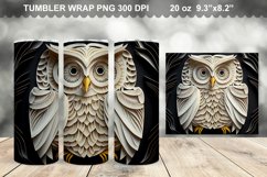 3D Owl Tumbler Sublimation Bundle - 3D Owl Tumbler Wrap Product Image 5