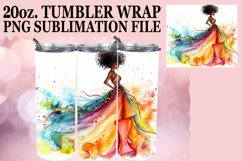 Radiant Watercolor Wedding Tumbler Design: Sublime Joy Product Image 1