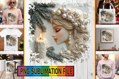 Elegant PNG Designs for TSHIRTS, Christmas Product Image 1