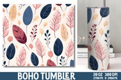 Boho Digital Papers Tumbler Wrap Product Image 1