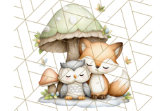 Forest Fairy Garden Creatures PNG, Whimsical Woodland Art Product Image 4