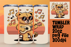 CHARMING 20oz Tumbler Design , Cute Bear Product Image 1