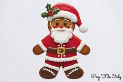 Gingerbread Man Clipart PNG Product Image 1