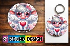Bright Moments Round Ornaments, Valentines Product Image 1