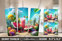 Summer Tumbler Sublimation Design Product Image 1
