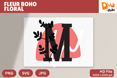 Fleur Boho Floral Monogram Product Image 1