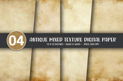 Antique Mixed Texture Digital Paper Product Image 1