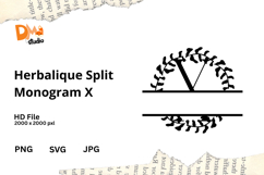 Herbalique Split Monogram Product Image 1