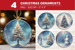 rounded christmas ornament christmas tree Product Image 1