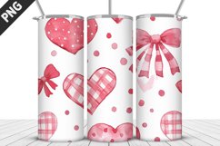 Lovely Hearts Tumbler Design | Valentine&#039;s Day Tumbler Wrap Product Image 5