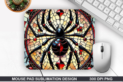 Spiders Mouse Pad Sublimation,Halloween Mouse Pad PNG Design Product Image 1