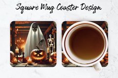 Halloween Mug coaster | Coaster | Sublimation Design Product Image 1