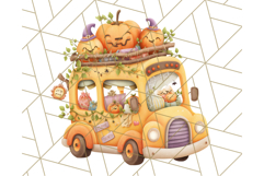 Halloween Costume Parade Clipart PNG with Monsters Clip Art Product Image 4