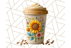 Fall Coffee Cup Clipart PNG, Autumn Mugs, Cozy Drinks Png Product Image 4
