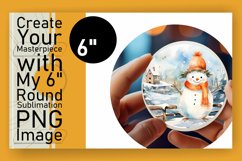 Snowman's Winter Artistry in Watercolor Product Image 1