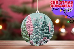 Festive Forest Fantasy: 3D Embroidery Product Image 1