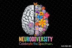 Neurodiversity SVG Design | Autism | SVG Cut Files Product Image 1