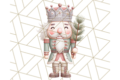Nutcracker Clipart, Festive Holiday Toy Soldier PNG Art Product Image 4