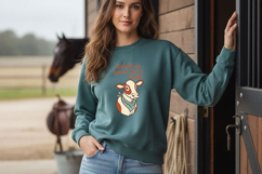 Raised on Sweet Tea &amp; Cattle Png Western Cowgirl Sublimation Product Image 5