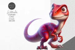 Dinosaur clipart, Dino clipart, Kids sublimation Product Image 1