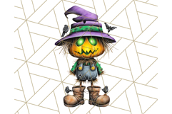 Halloween Monster Clipart PNG, Cute Spooky Characters Product Image 4