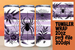 SLEEK PNG Tumbler Design 20oz , Halloween Product Image 1