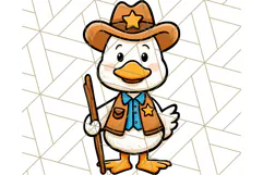 Goose Occupation Clipart PNG, Cute Job-Themed Graphics Product Image 4