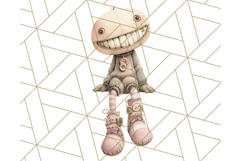 Possessed Toys Clipart PNG Haunted Doll Characters Product Image 4
