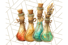 Woodland Potion Clipart Forest Apothecary Elements PNG Product Image 4