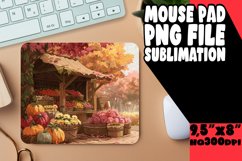 Autumn Views Mouse Pad Watercolor Design Product Image 1