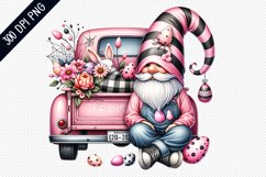 Easter Day Gnome - Sublimation Clipart PNG Design Product Image 1