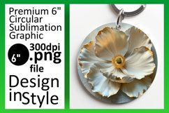 Petal Paradise: Sublimation Round Designs PNG Product Image 1