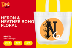 Heron &amp; Heather Boho Floral Monogram Product Image 1