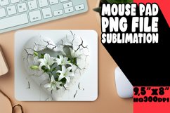 Springtime 3D Heart Wall Mouse Pad Product Image 1