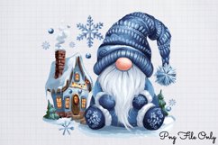 Christmas Gnome Houses Clipart Product Image 1
