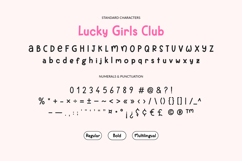 Lucky Girls Club Bold Handwritten Sans Retro Vibes Product Image 24