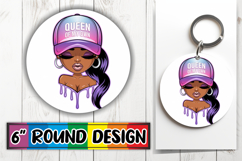 Joyful Moments Car Coaster PNG, Black Woman Product Image 1