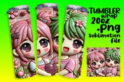 Versatile 20oz Tumbler Template , 3D Characters Product Image 1