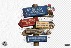 Patriotic Animals Signspots PNG Clipart Product Image 1