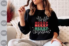 Merry and Bright SVG Cut Files - Christmas SVG Design Product Image 3