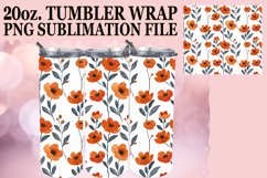 Blossoming Floral Sublimation for Tumblers Product Image 1