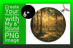 Mountain Majesty: Round Sublimation Array Product Image 1