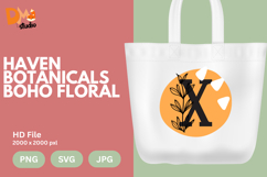 Haven Botanicals Boho Floral Monogram Product Image 1