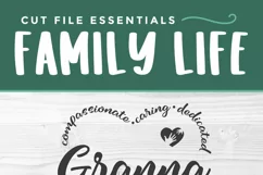Granna svg - Granna heart - a grandma svg for crafters Product Image 4