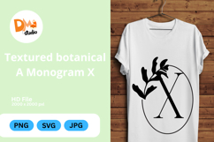 Textured Botanical Monogram Product Image 1