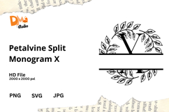Petalvine Split Monogram Product Image 1