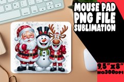 VIBRANT DESK PAD SUBLIMATION ART, Christmas Santa Product Image 1