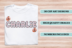 Father’s Day Alphabet clipart, father’s day letters doodle Product Image 3
